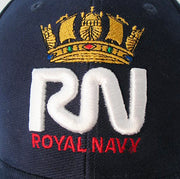 Royal Navy RN Crown Embroidered Baseball Cap